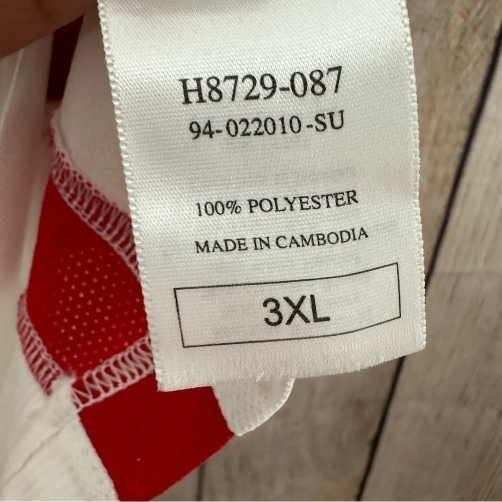Champion Mens white Red Double Dry Athletic shirt size 3XL - Picture 6 of 9